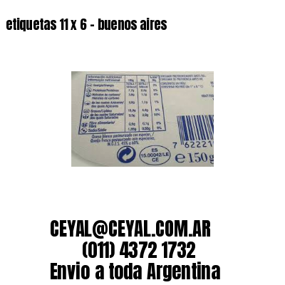 etiquetas 11 x 6 – buenos aires
