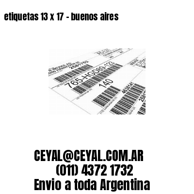 etiquetas 13 x 17 – buenos aires