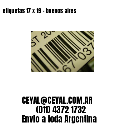 etiquetas 17 x 19 – buenos aires