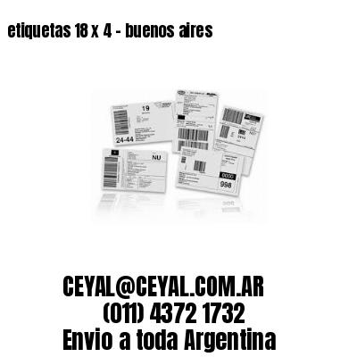 etiquetas 18 x 4 – buenos aires