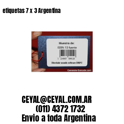 etiquetas 7 x 3 Argentina