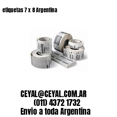 etiquetas 7 x 8 Argentina