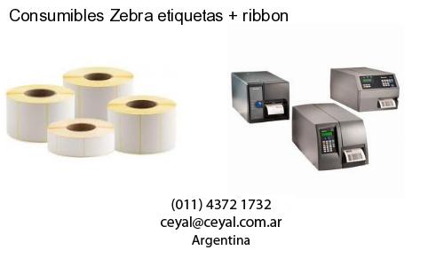 Consumibles Zebra etiquetas   ribbon