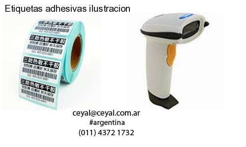 Etiquetas adhesivas ilustracion