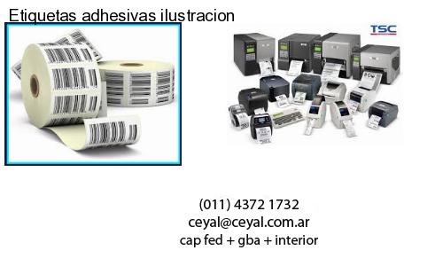 Etiquetas adhesivas ilustracion