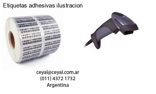Etiquetas adhesivas ilustracion