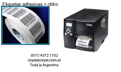 Etiquetas adhesivas   ribbo