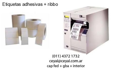 Etiquetas adhesivas   ribbo