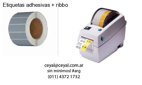 Etiquetas adhesivas   ribbo