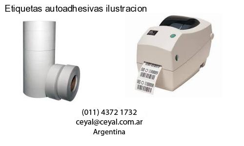 Etiquetas autoadhesivas ilustracion