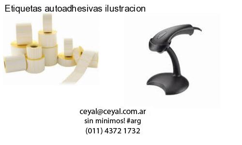 Etiquetas autoadhesivas ilustracion