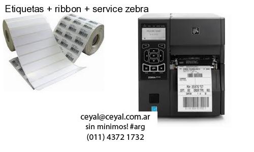 Etiquetas   ribbon   service zebra