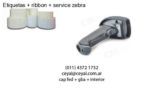 Etiquetas   ribbon   service zebra