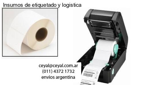 Insumos de etiquetado y logistica