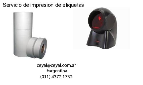 40 x 40 Termicas x 500 etiquetas – Argentina