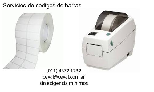 Servicios de codigos de barras