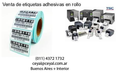Venta de etiquetas adhesivas en rollo