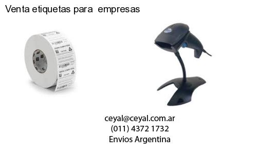 Venta etiquetas para  empresas