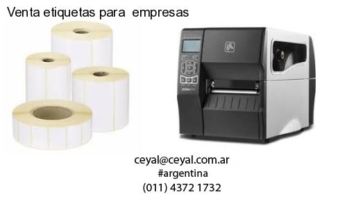 Venta etiquetas para  empresas