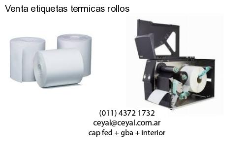 Venta etiquetas termicas rollos