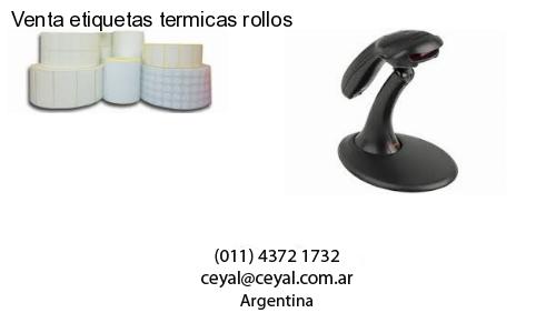 Venta etiquetas termicas rollos