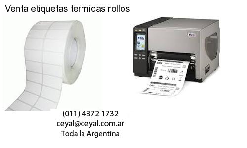 Venta etiquetas termicas rollos
