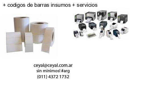   codigos de barras insumos   servicios