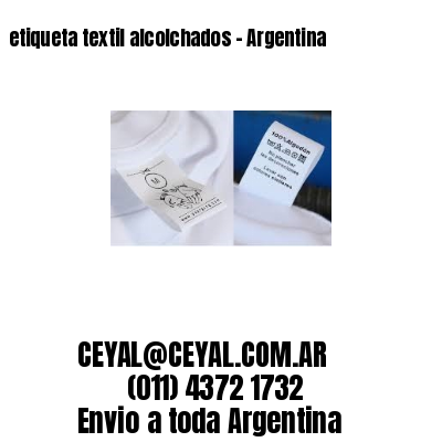 etiqueta textil alcolchados – Argentina