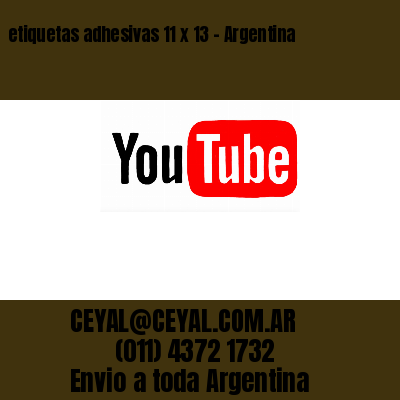 etiquetas adhesivas 11 x 13 – Argentina