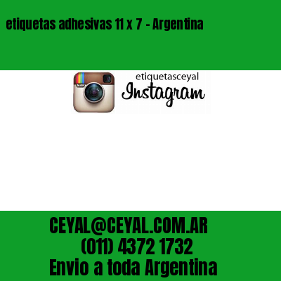 etiquetas adhesivas 11 x 7 – Argentina