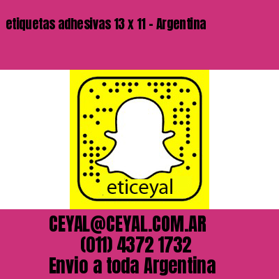 etiquetas adhesivas 13 x 11 – Argentina