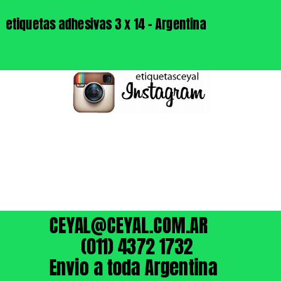 etiquetas adhesivas 3 x 14 – Argentina