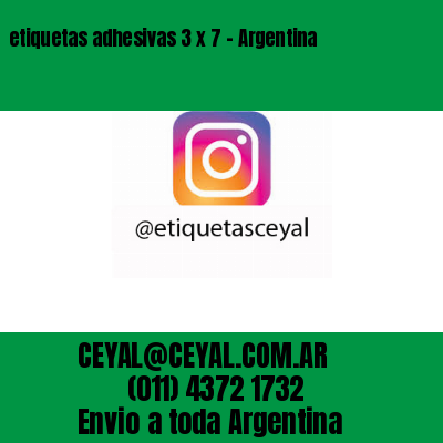 etiquetas adhesivas 3 x 7 – Argentina
