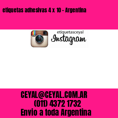 etiquetas adhesivas 4 x 10 – Argentina