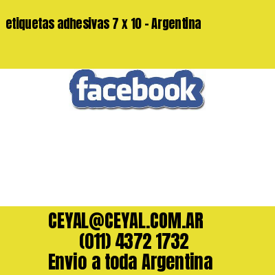 etiquetas adhesivas 7 x 10 – Argentina