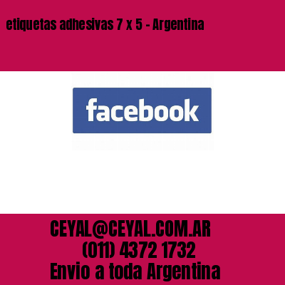 etiquetas adhesivas 7 x 5 – Argentina