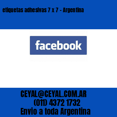 etiquetas adhesivas 7 x 7 – Argentina