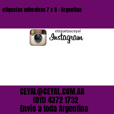 etiquetas adhesivas 7 x 8 – Argentina
