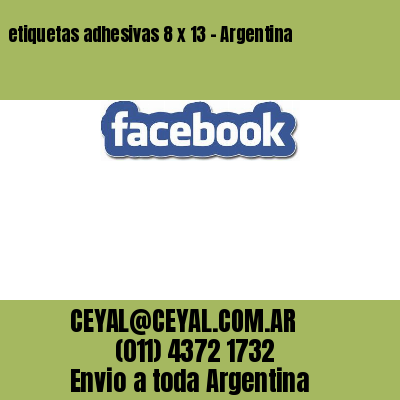 etiquetas adhesivas 8 x 13 – Argentina
