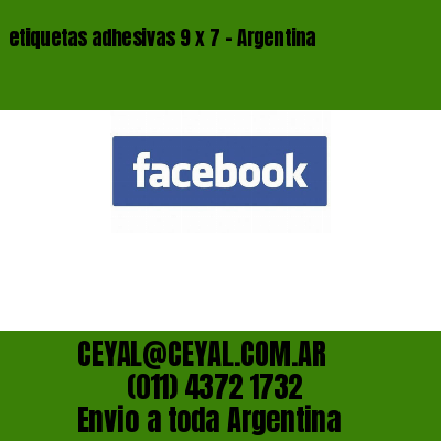 etiquetas adhesivas 9 x 7 – Argentina