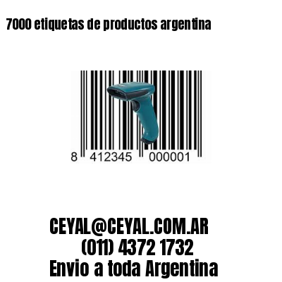 7000 etiquetas de productos argentina