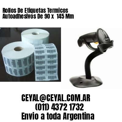Rollos De Etiquetas Termicos Autoadhesivos De 90 x  145 Mm