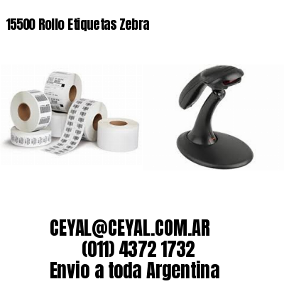 15500 Rollo Etiquetas Zebra