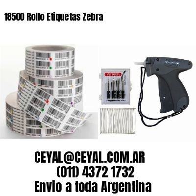 18500 Rollo Etiquetas Zebra