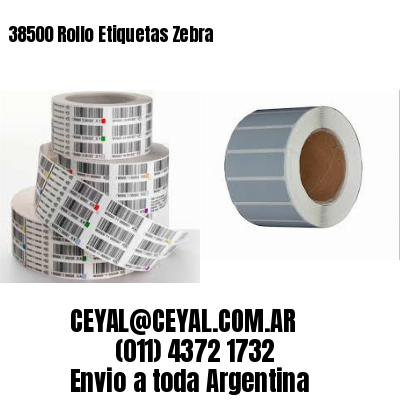 38500 Rollo Etiquetas Zebra