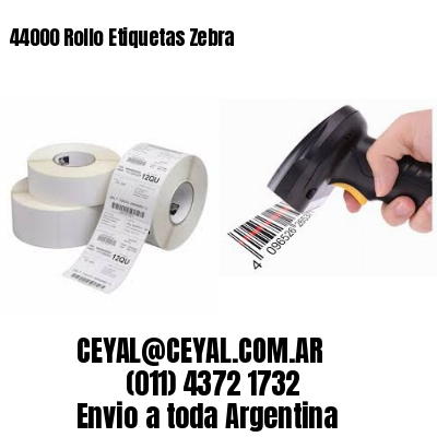 44000 Rollo Etiquetas Zebra