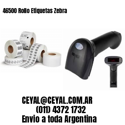46500 Rollo Etiquetas Zebra