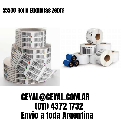 55500 Rollo Etiquetas Zebra