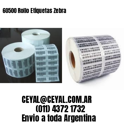 60500 Rollo Etiquetas Zebra
