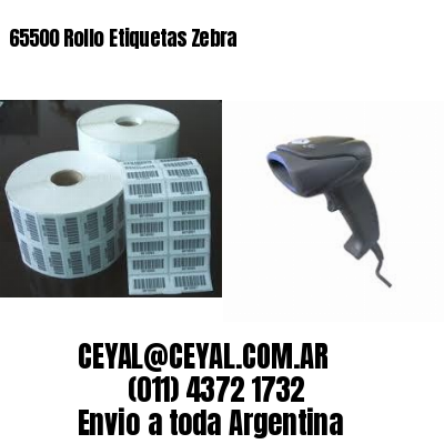 65500 Rollo Etiquetas Zebra